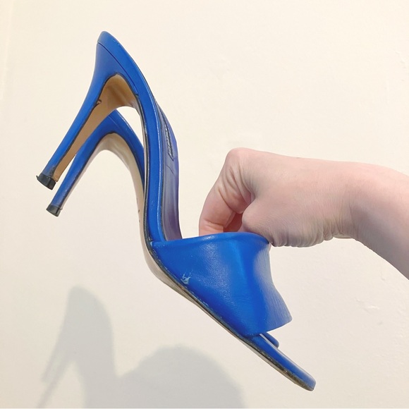 Charles David • Open toe high heel mule in Electric Blue - Picture 5 of 10